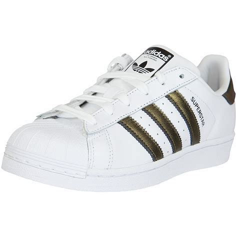 adidas superstar weiß gold 39|Adidas Originals Women's Superstar Shoes .